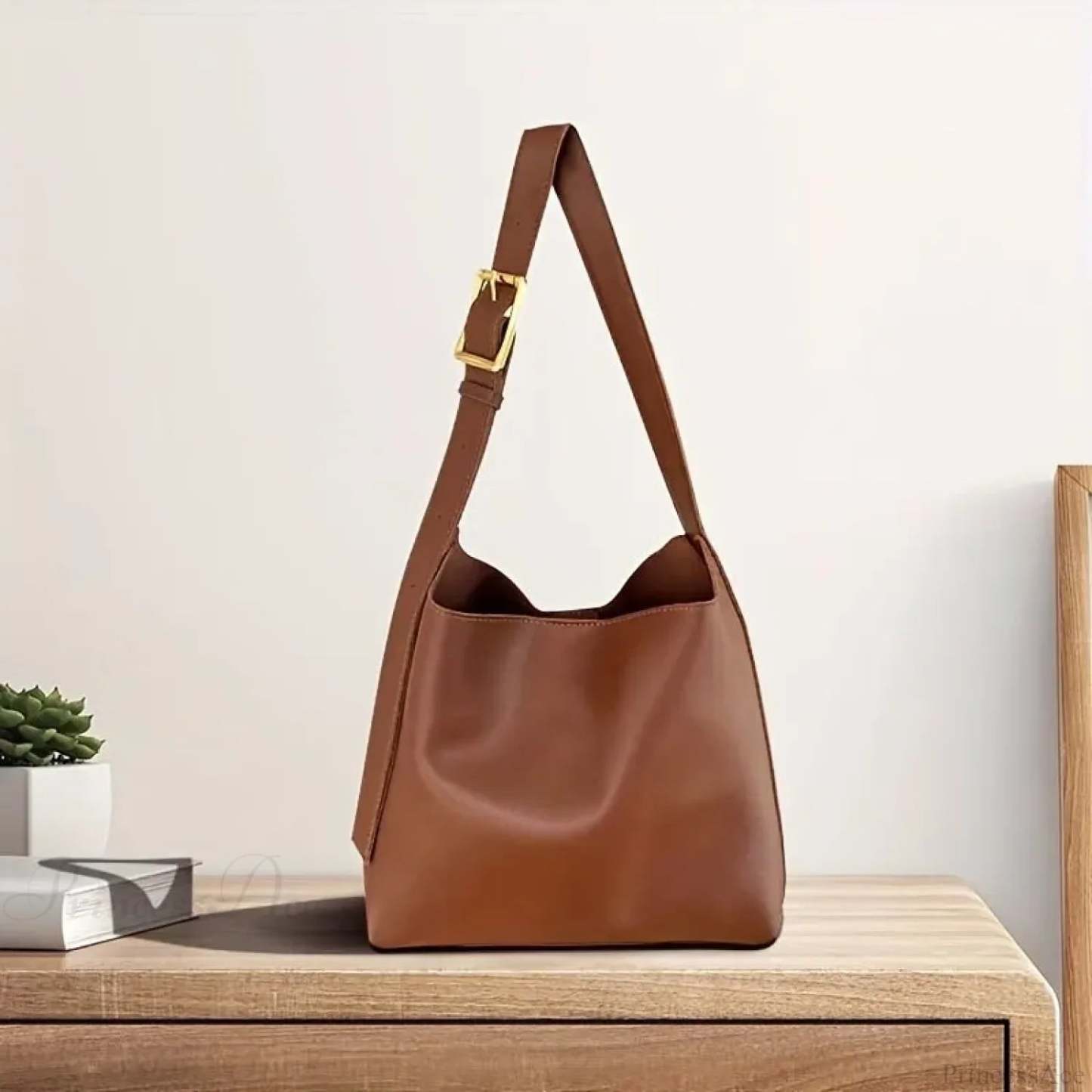 All-Match Minimalist PU Leather Shoulder Bag shoulder-250126