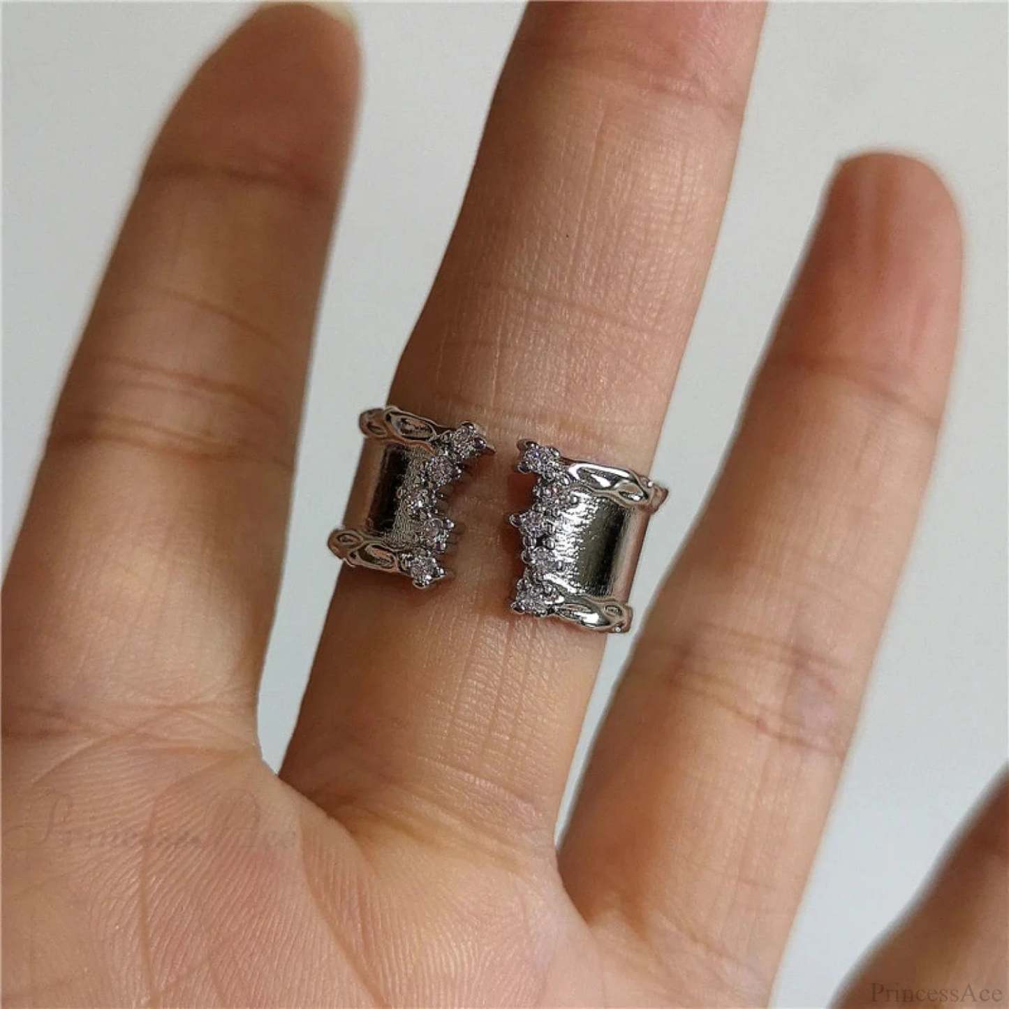 Antique Dragon Bat Mysterious Ring sliver14