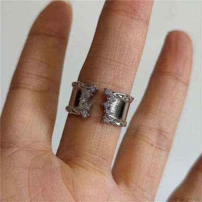 Antique Dragon Bat Mysterious Ring sliver14