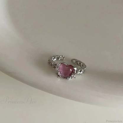 Antique Mysterious Zircon Cross Band sliver01