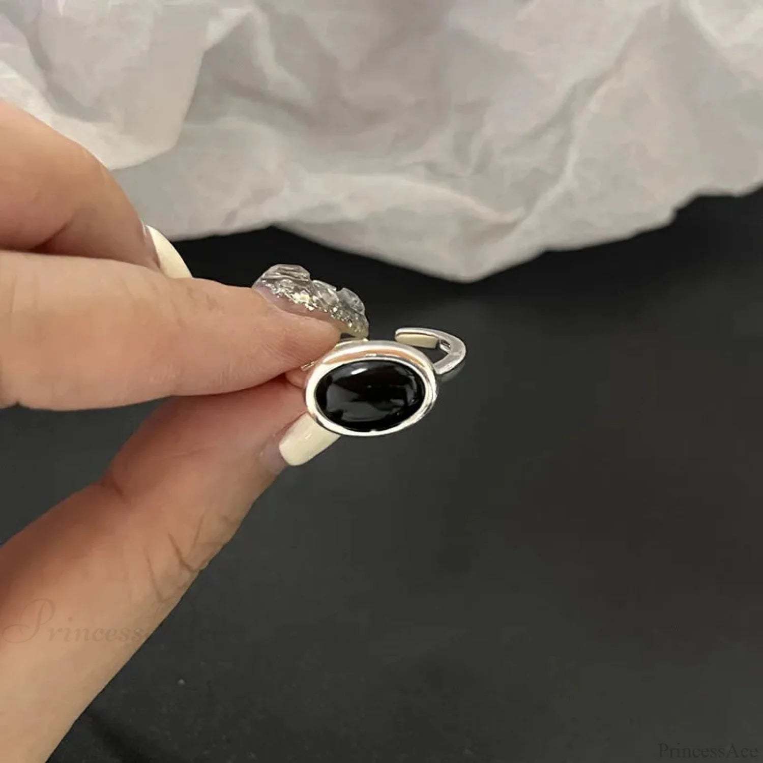 Antique Seraphic Silver Gothic Band sliver3