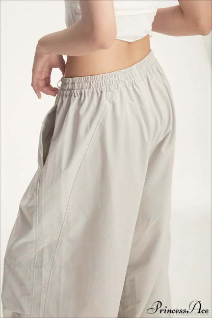 Athletic Stretchy Waist Relaxed Cargo Pants