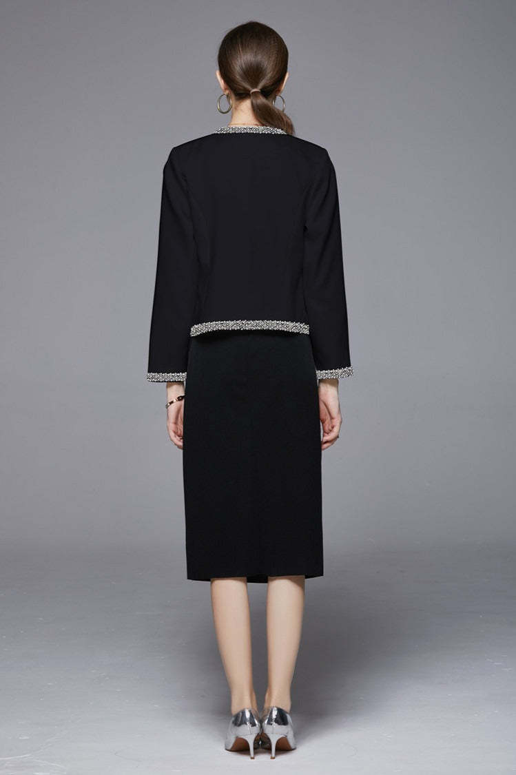 Beaded Open Front Short Coat coats