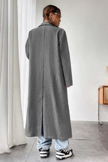 Minimalist Wool Duster Coat