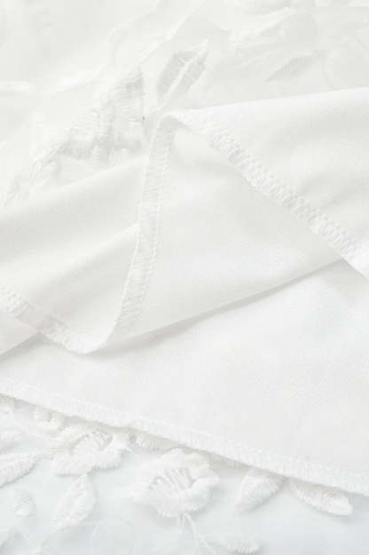 Lace Mesh Backless Boho Dress