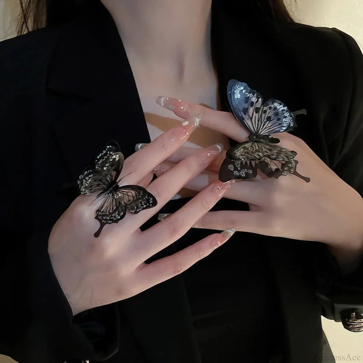 Big Butterfly Medieval Ring