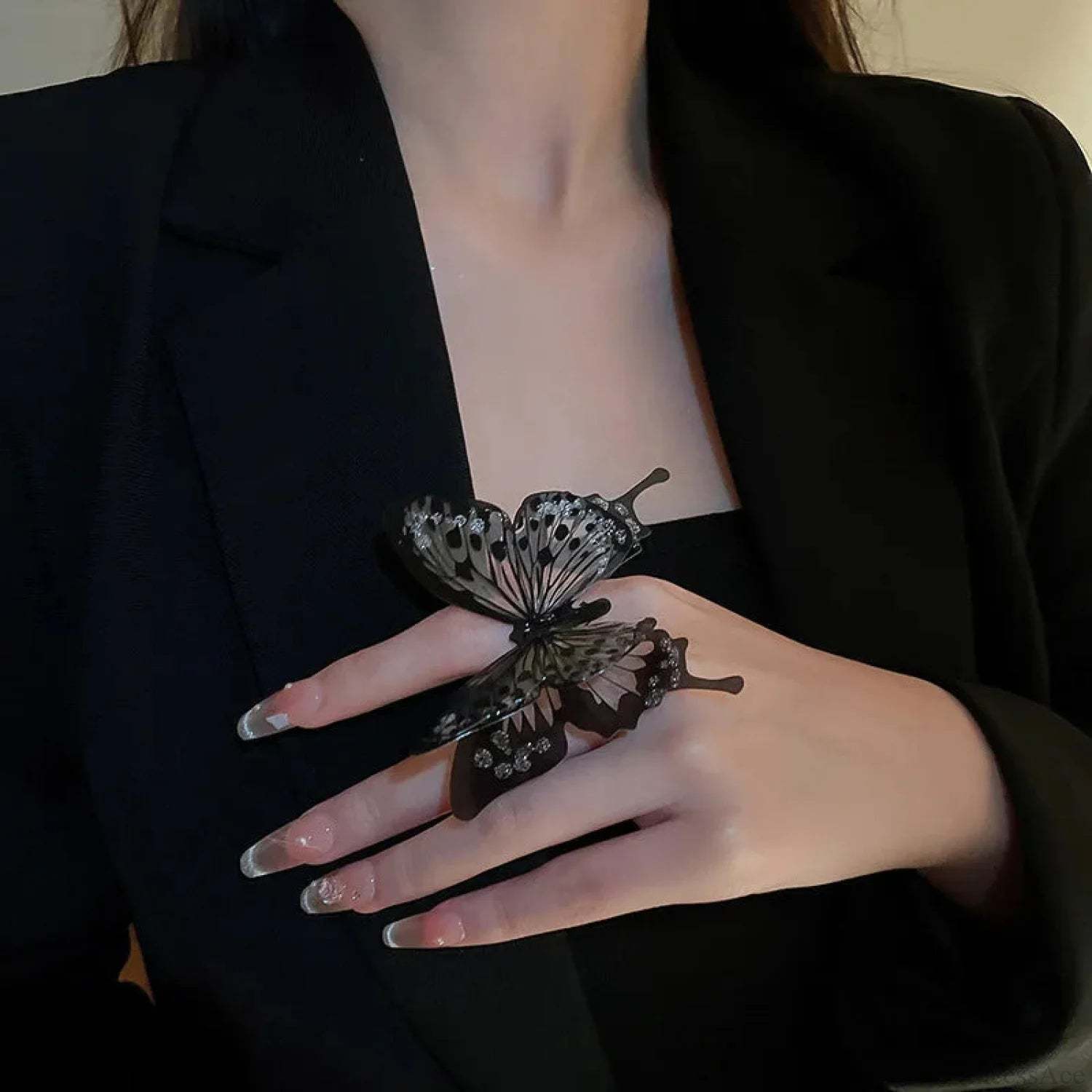 Big Butterfly Medieval Ring