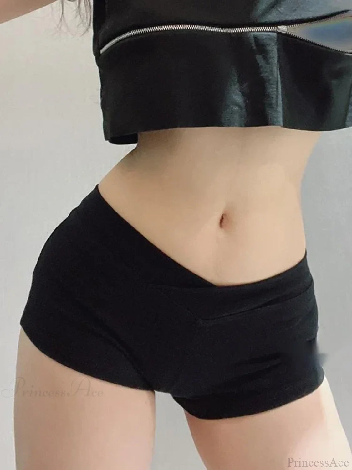 Black Dance Fitness Running Short