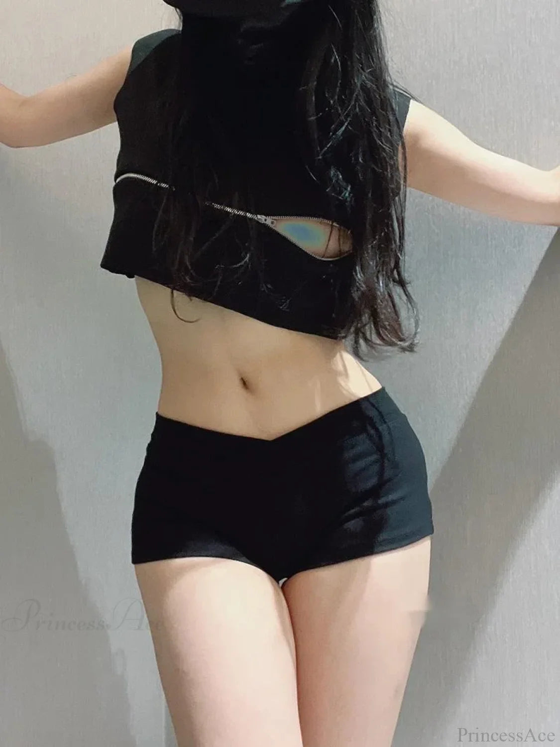 Black Dance Fitness Running Short Black / S