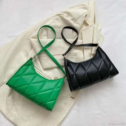 Solid Color PU Leather Underarm Crossbody crossbody-250126