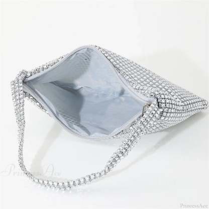 Bling Rhinestone Evening Purse Diamond Shoulder Wedding Party Clutch clutchbag-250126