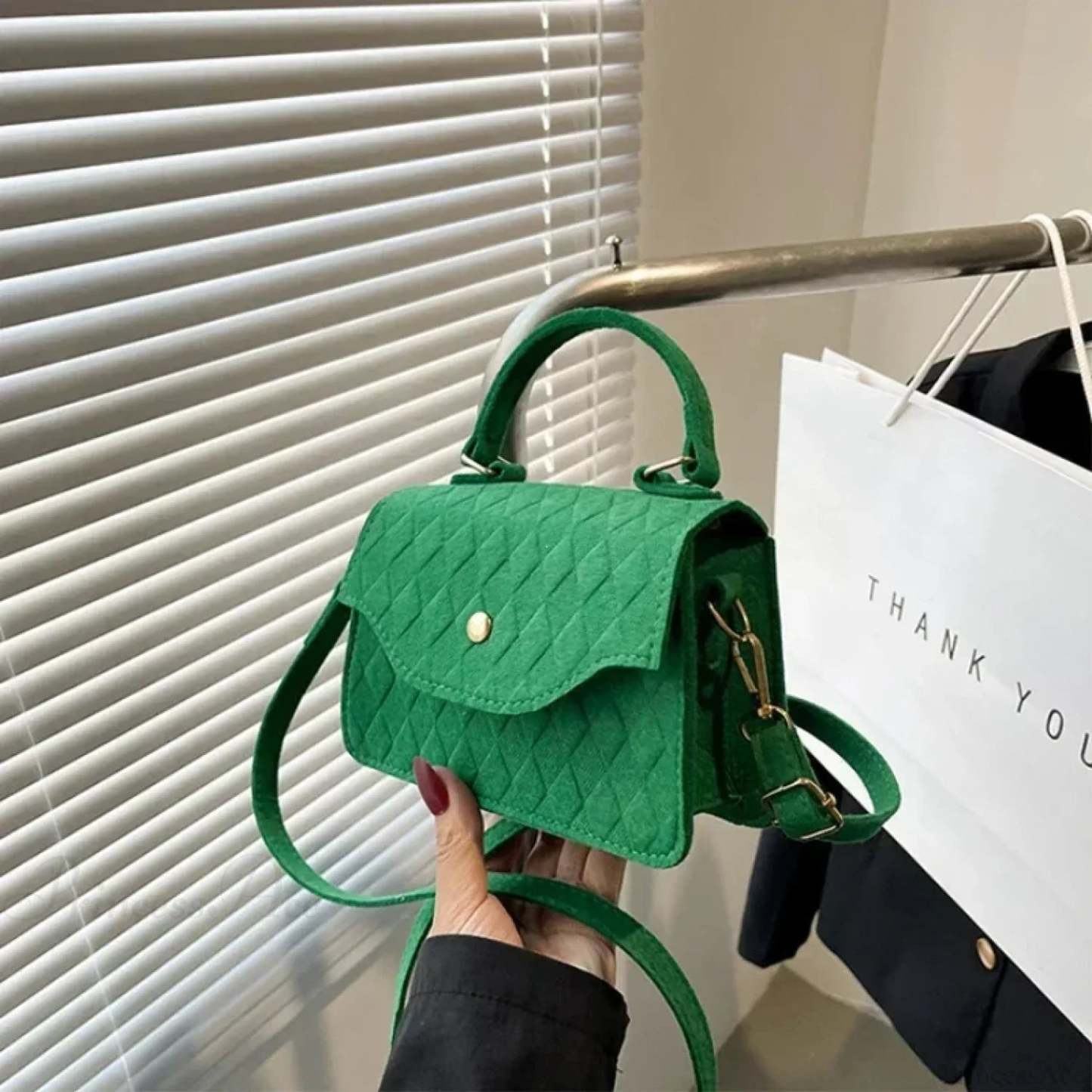 Blue Subaxillary Korean Fashion Shoulder Handbag handbag-250126