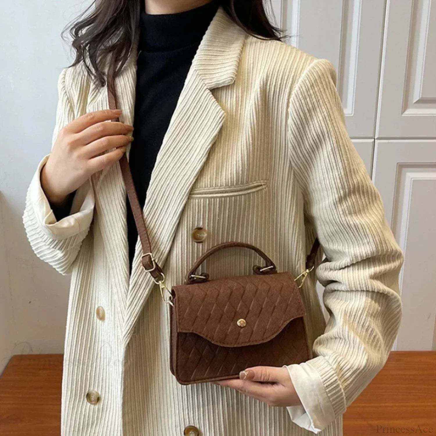 Blue Subaxillary Korean Fashion Shoulder Handbag handbag-250126