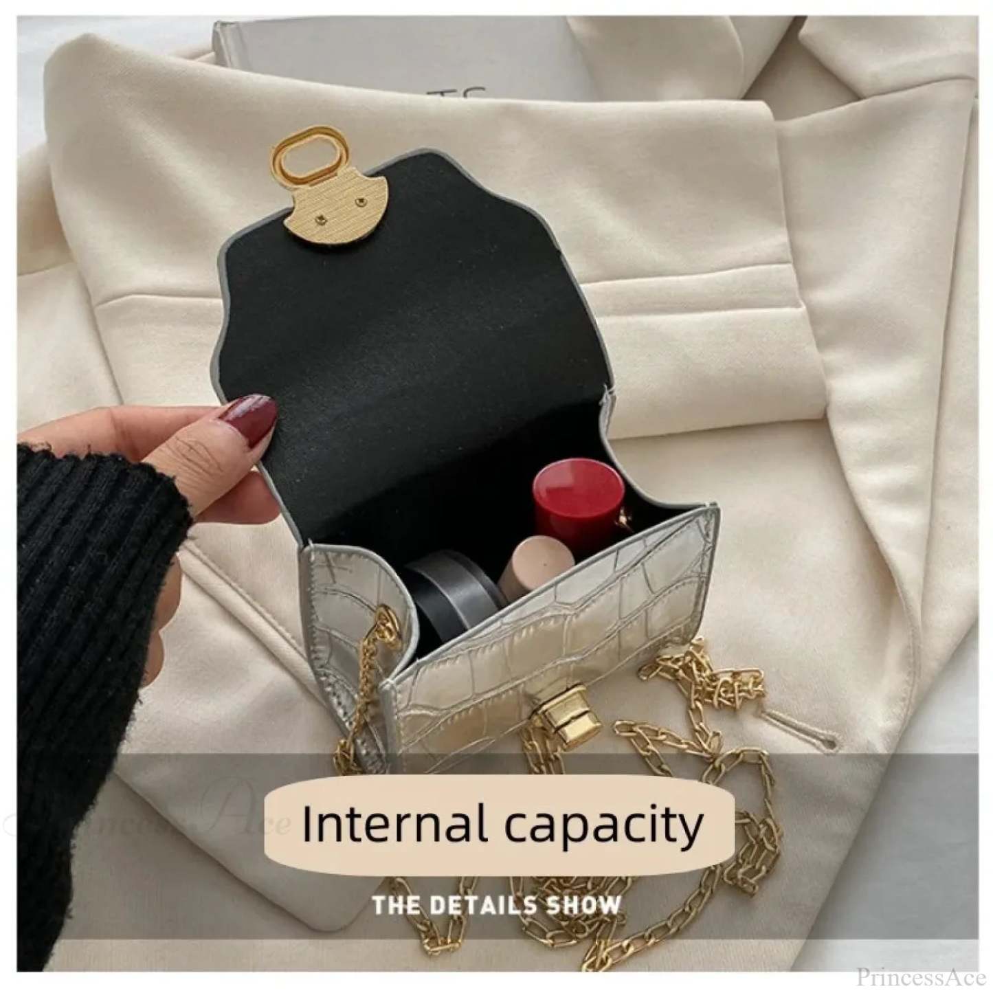 Bright Leather Mini Crossbody Bag crossbody-250126