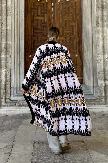 Brigitte One Of A Graceful Kind Ikat Maxi Kimono