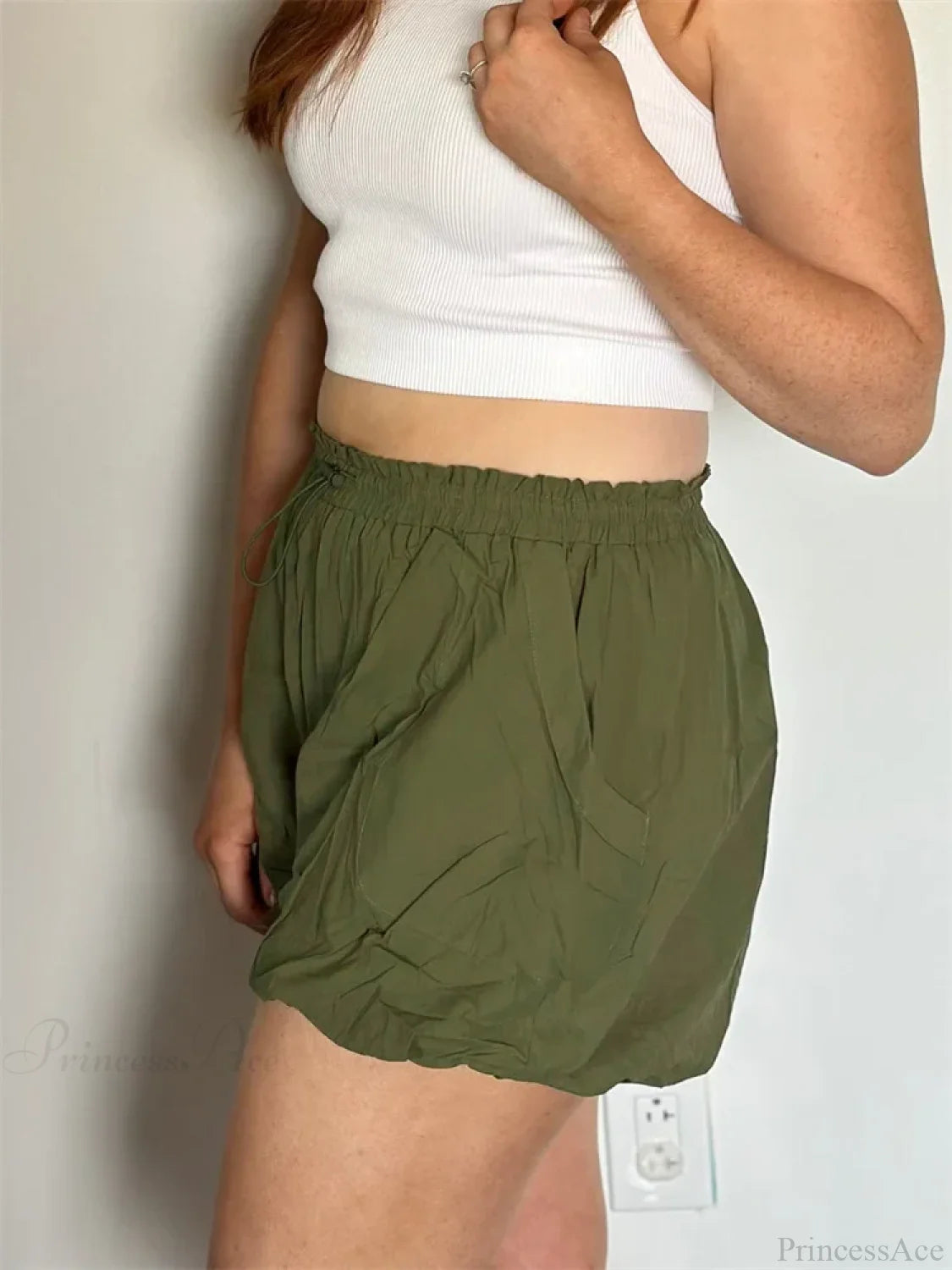 Bubble Pocket Drawstring Short short-250223