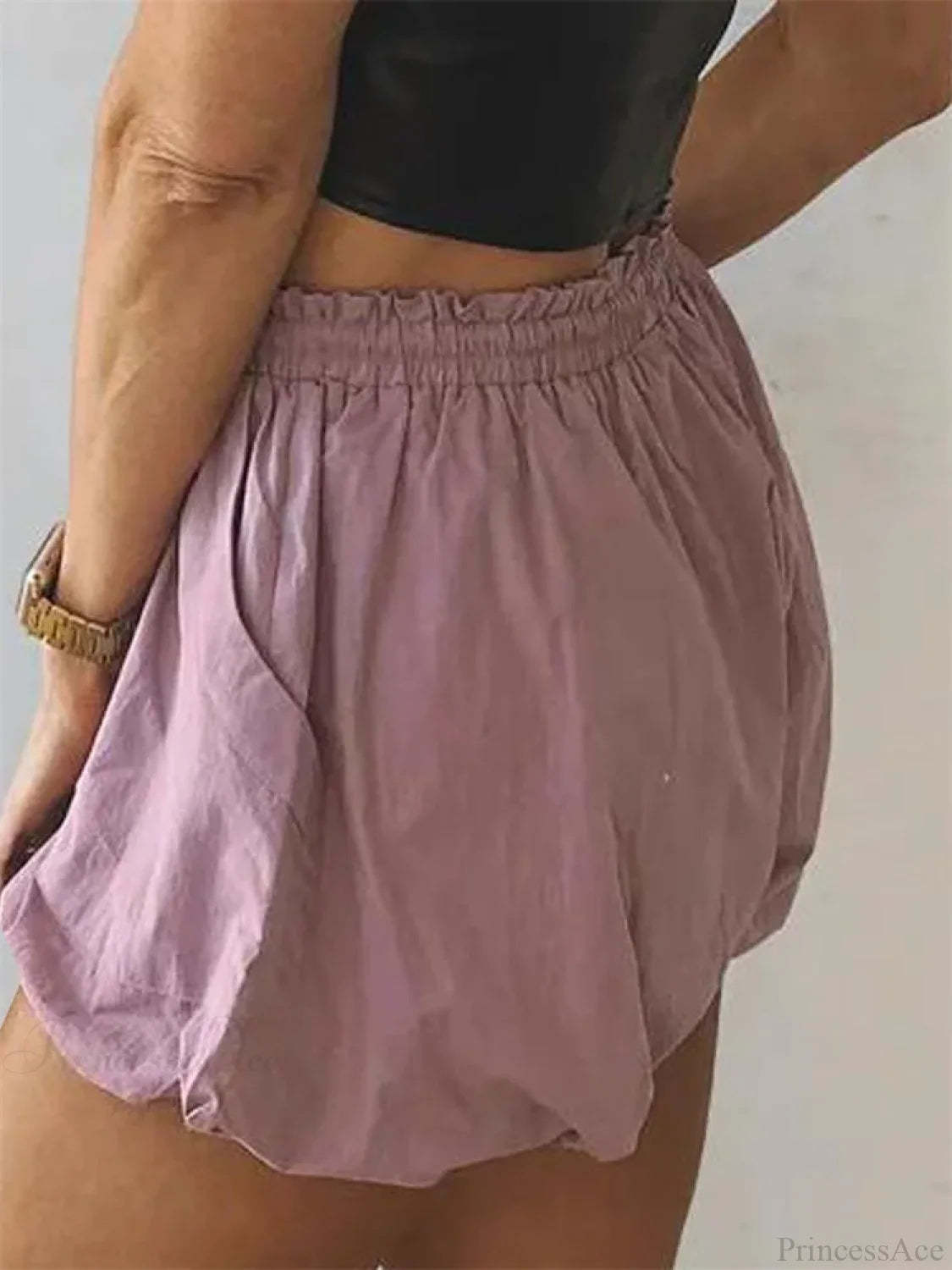 Bubble Pocket Drawstring Short short-250223