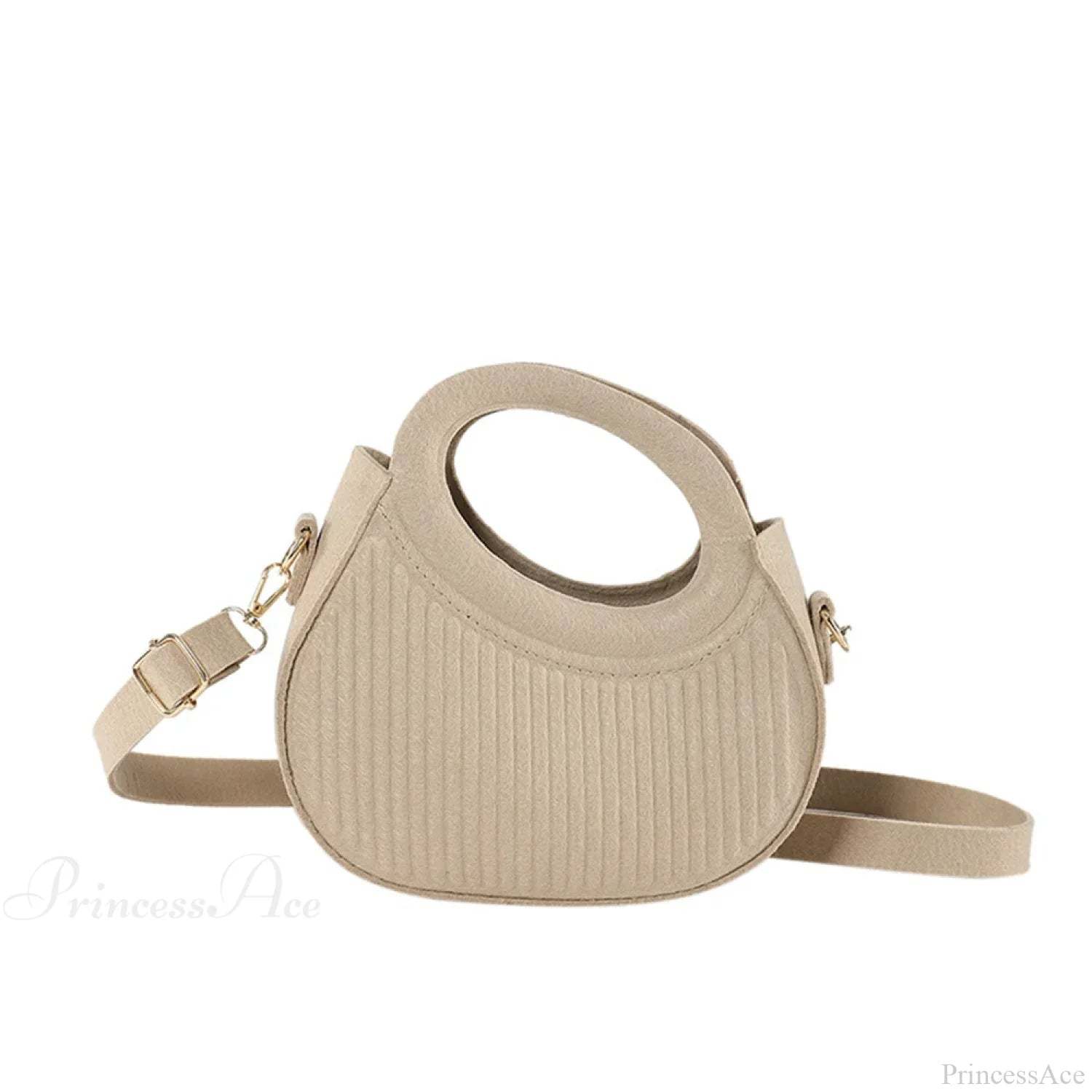 Candy Color Top-Handle Crossbody Casual Women’s Handbag Khaki handbag-250126