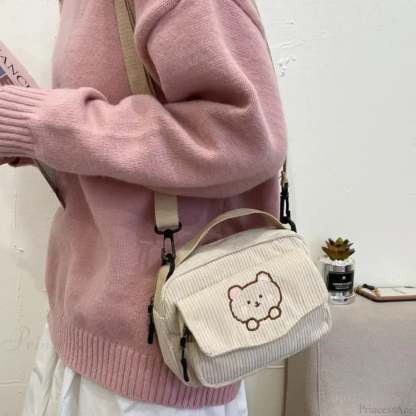Cartoon Bear Casual Crossbody Shoulder Bag crossbody-250126