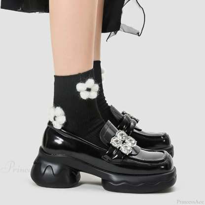 Chunky Leather Elevated Informal Sneaker