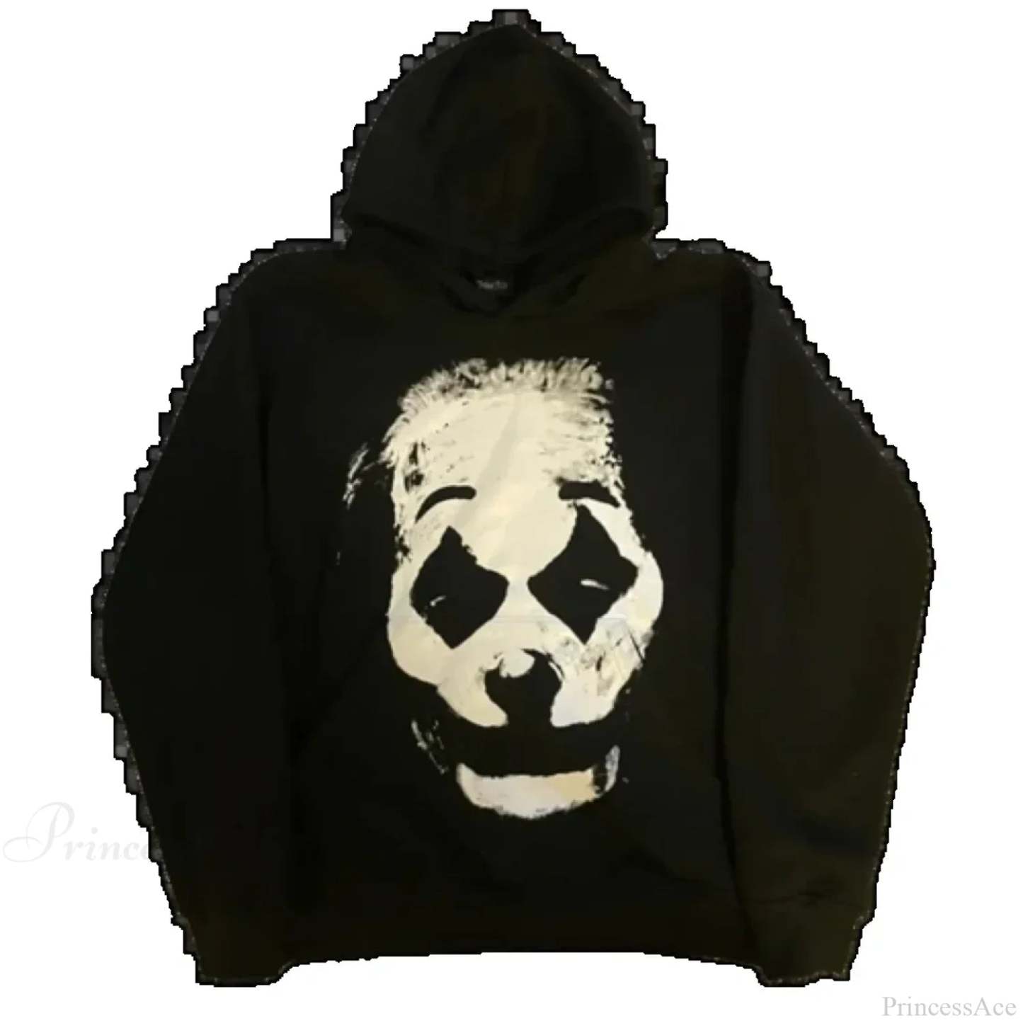 Clown Graphic Oversized Hoodie