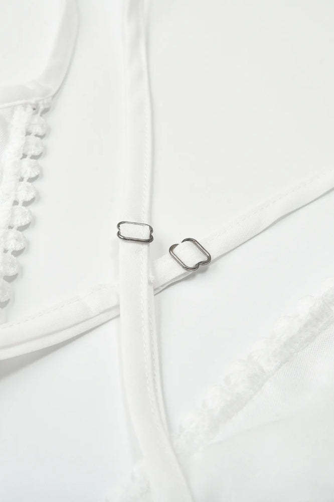 Lace Mesh Backless Boho Dress