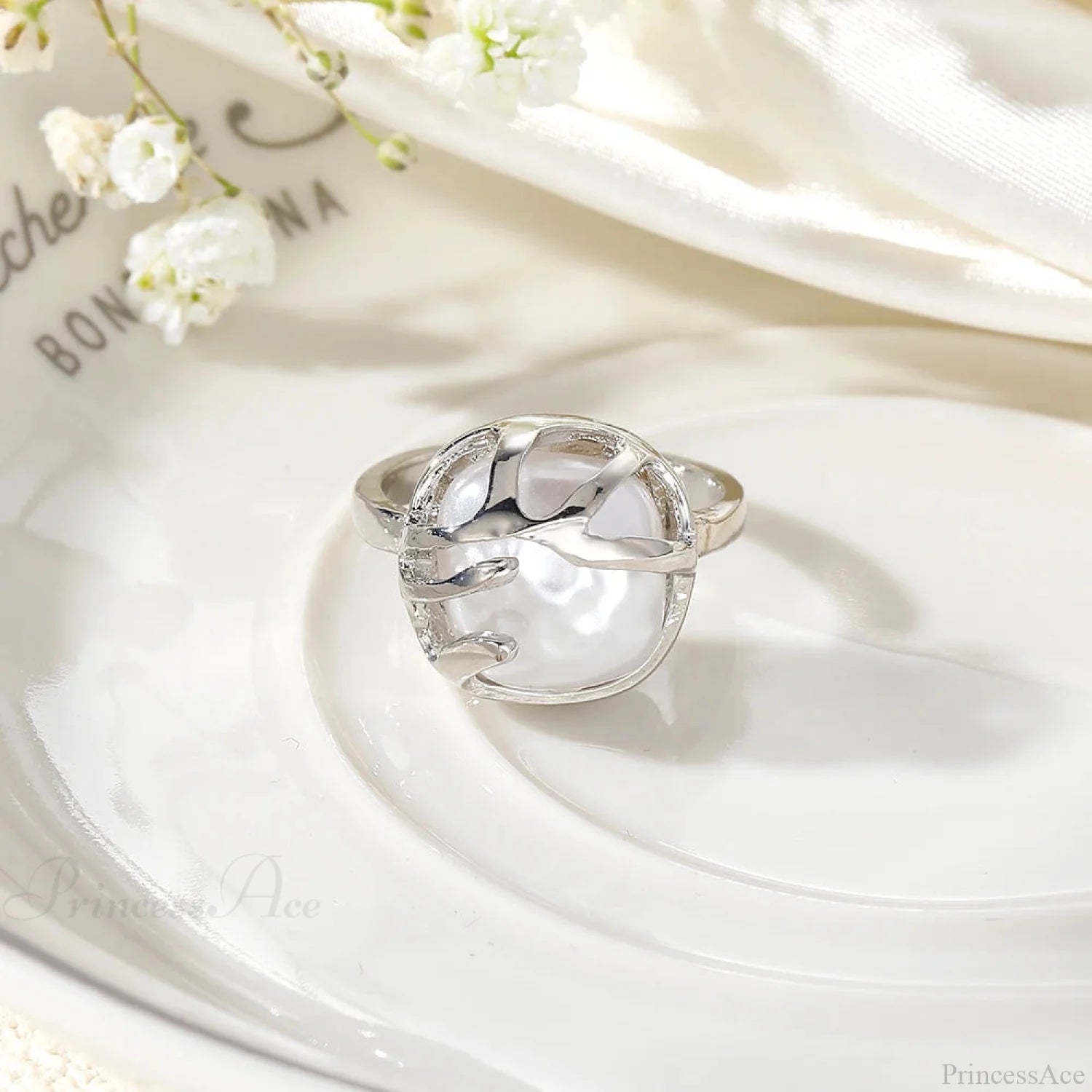 Dark Animal Butterfly Zircon Star Ring sliver41