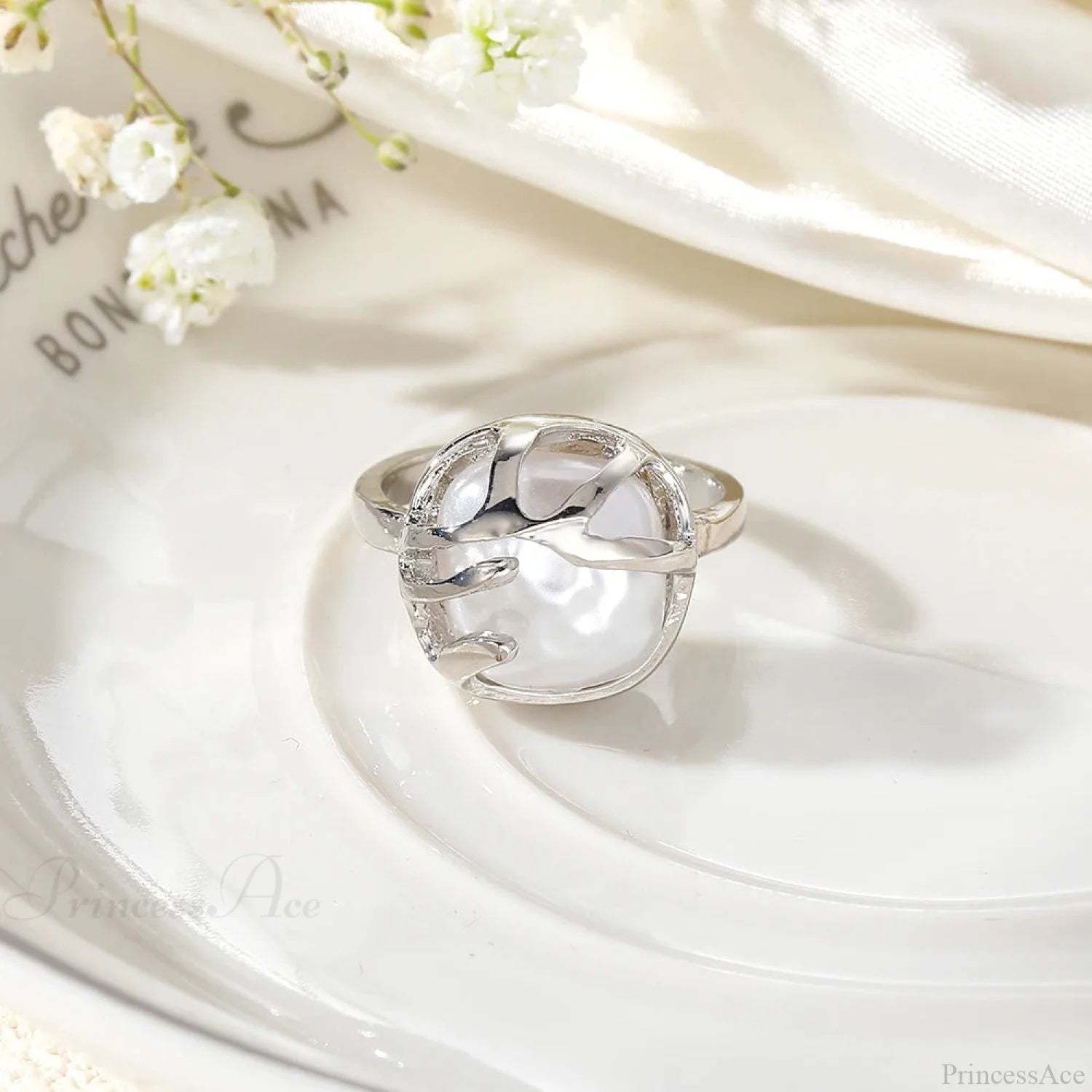 Dark Animal Butterfly Zircon Star Ring sliver41