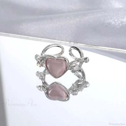 Dark Animal Butterfly Zircon Star Ring sliver8