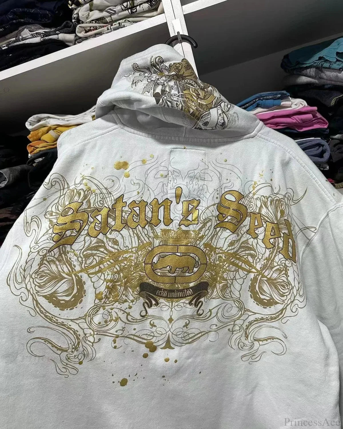 Dark Antique Large Design Hoodie