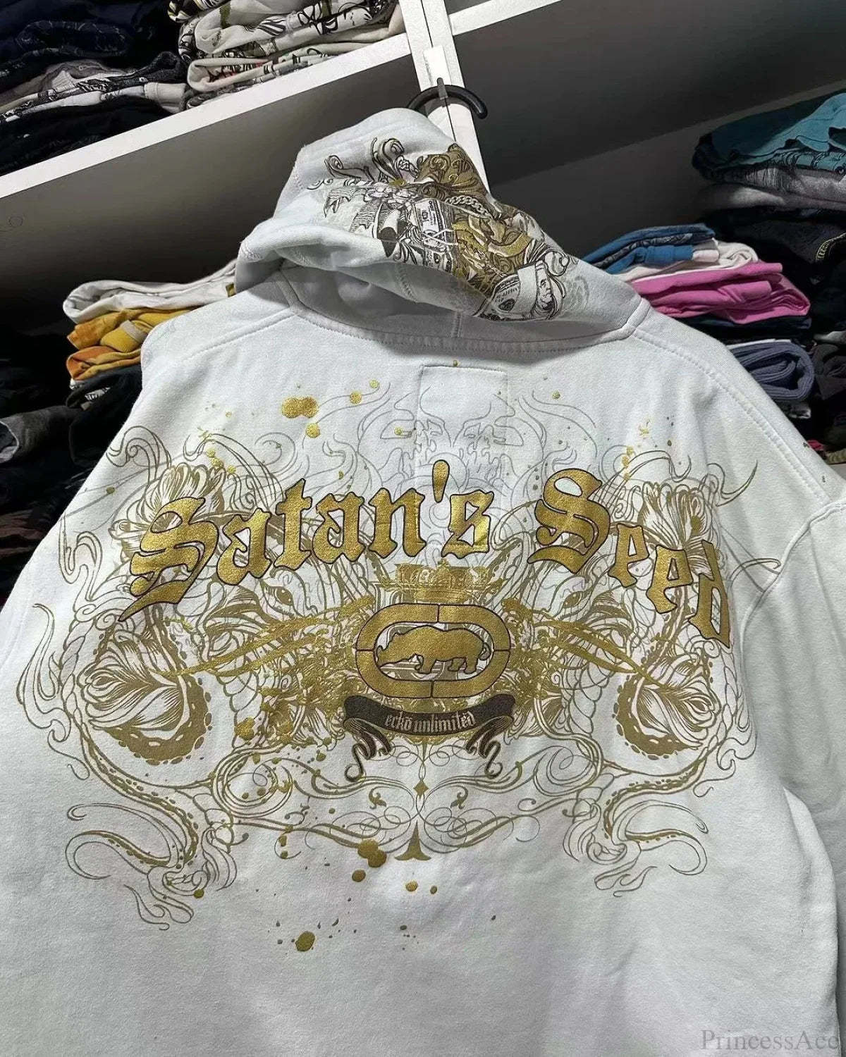 Dark Antique Large Design Hoodie