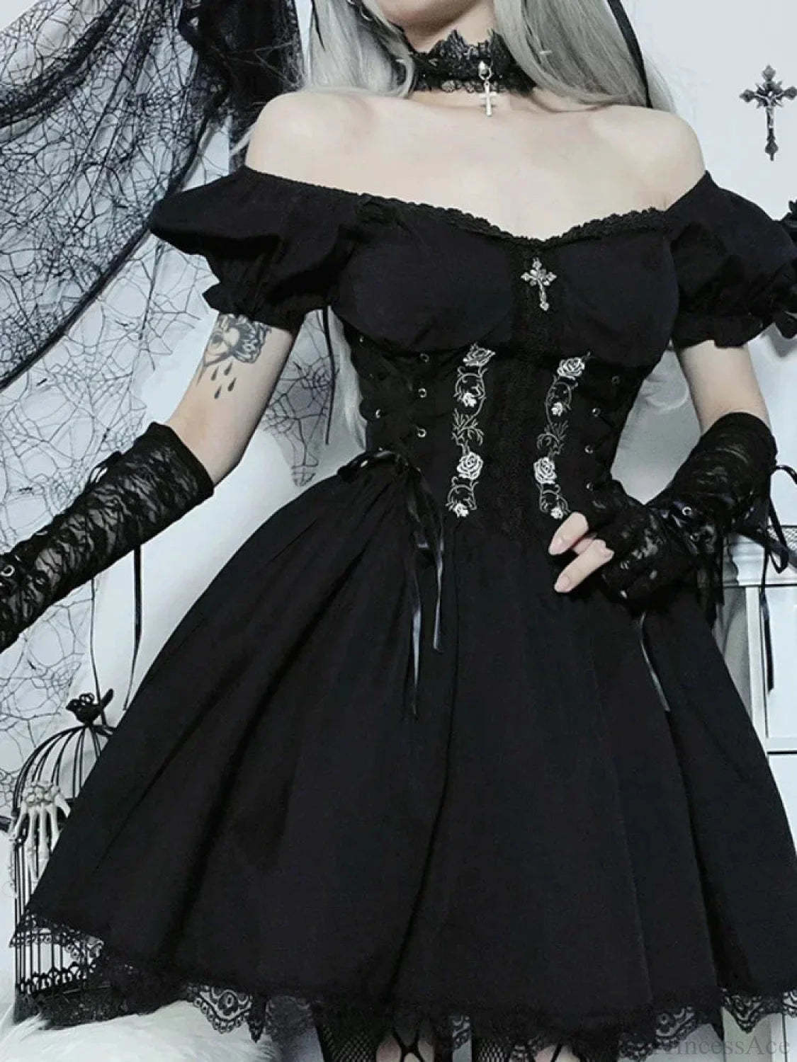Dark Bandage Corset Small Dress