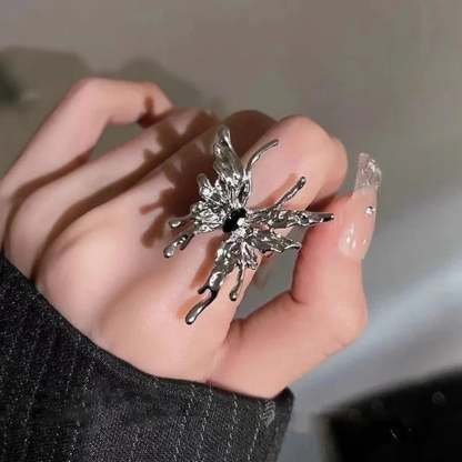 Dark Black Rose Band 02 Black