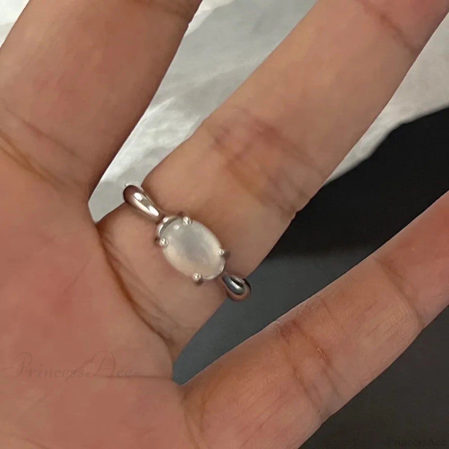 Dark Crystal Ebony Spider Ring sliver11