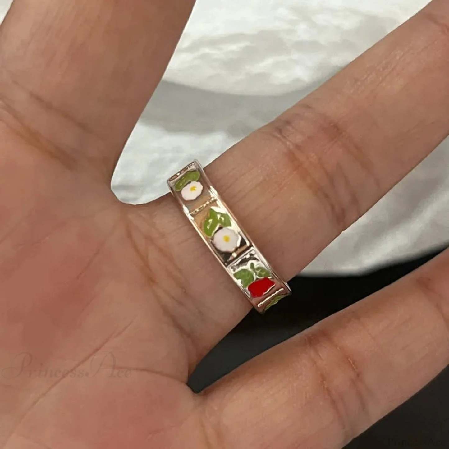 Dark Crystal Ebony Spider Ring sliver6