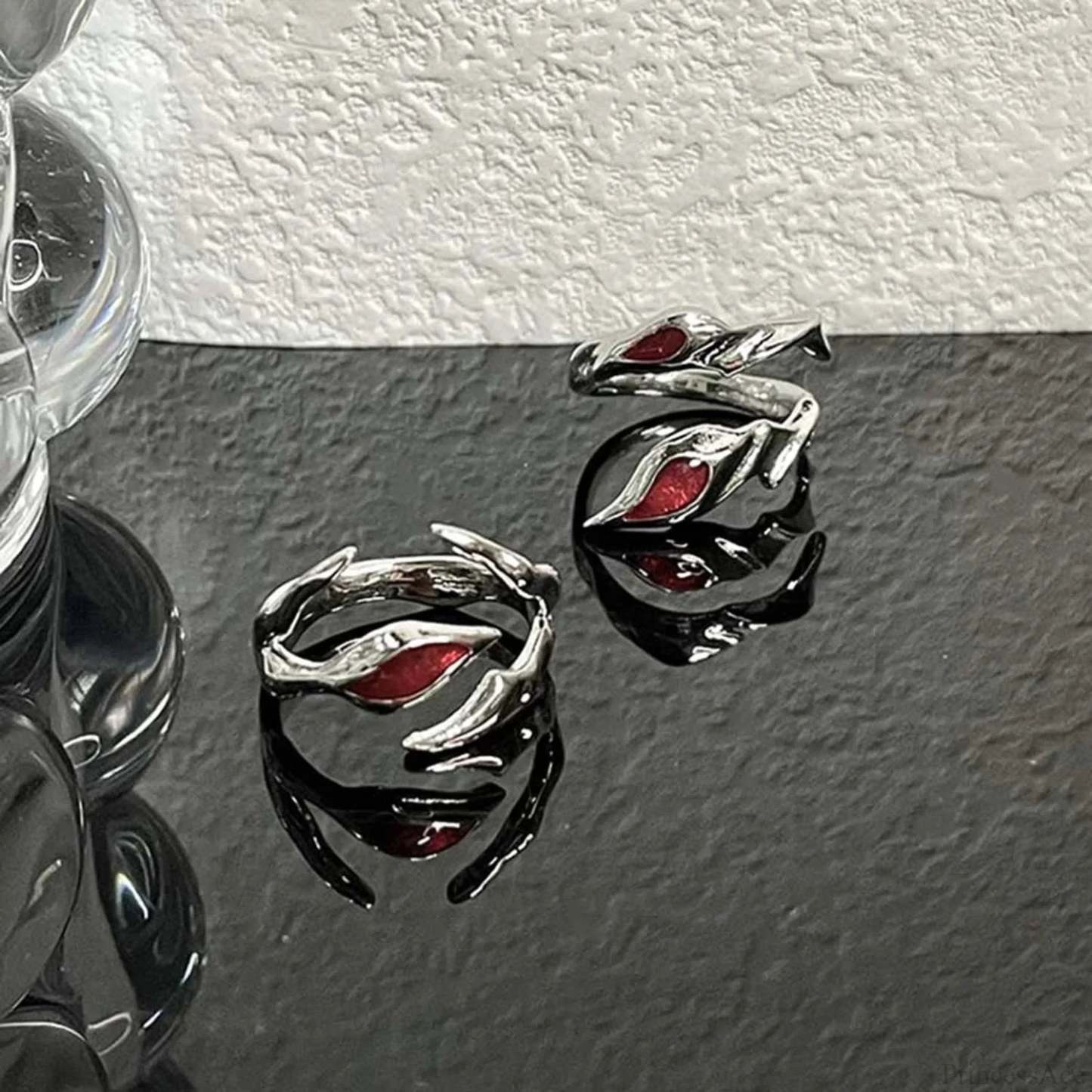 Dark Red Crystal Band