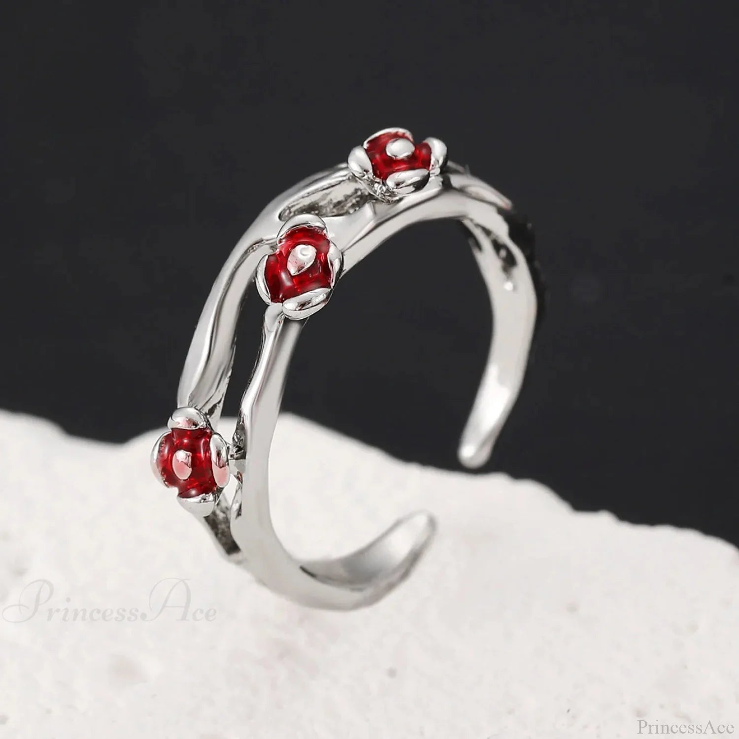 Dark Red Crystal Band Style 03