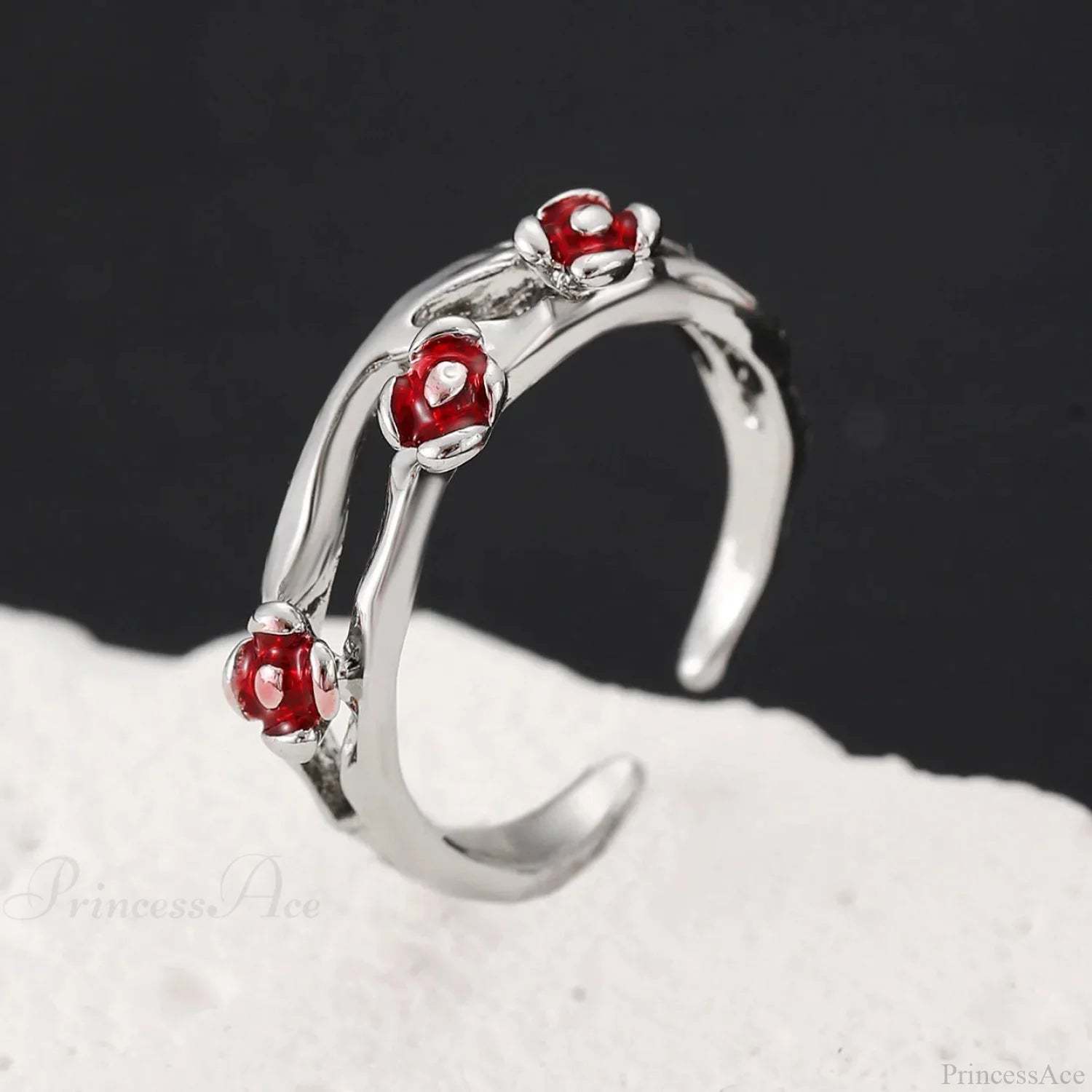 Dark Red Crystal Band Style 03