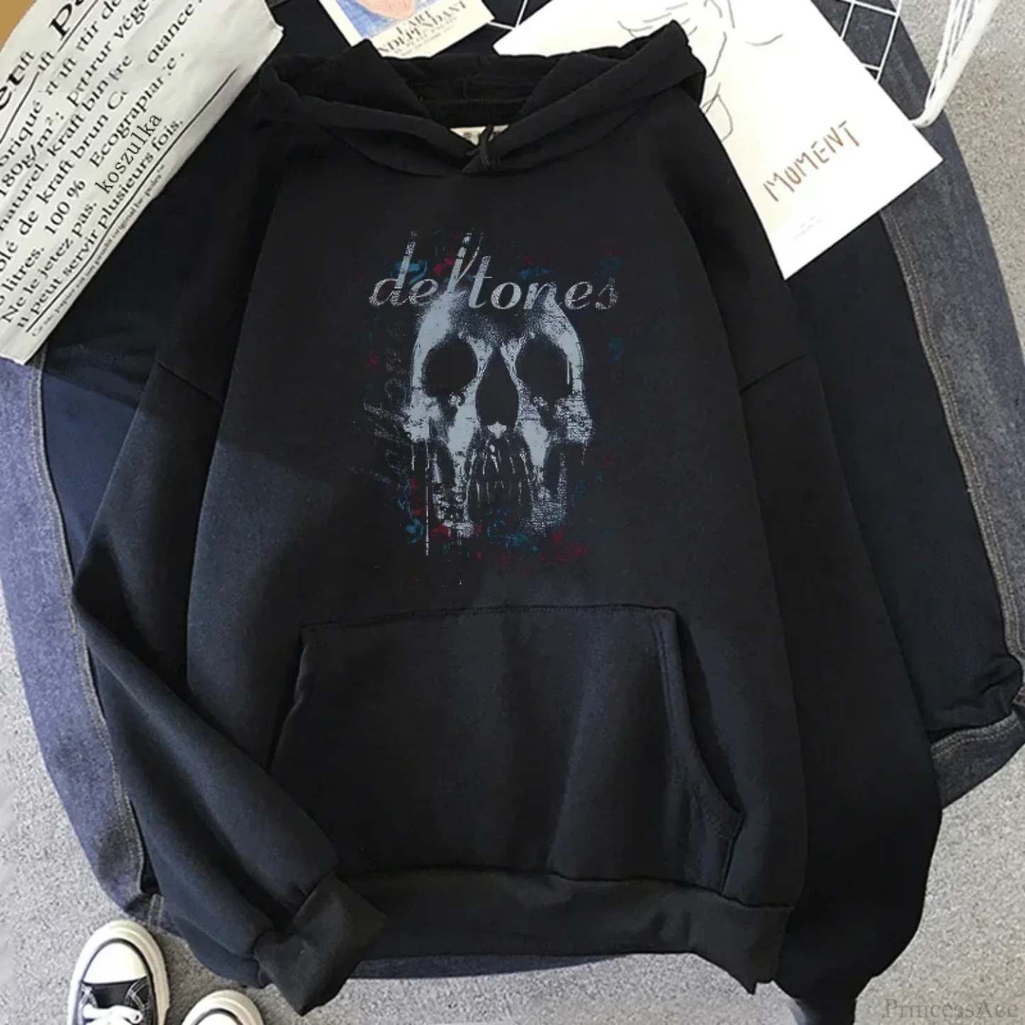 Deftones Band Graphic Hoodie
