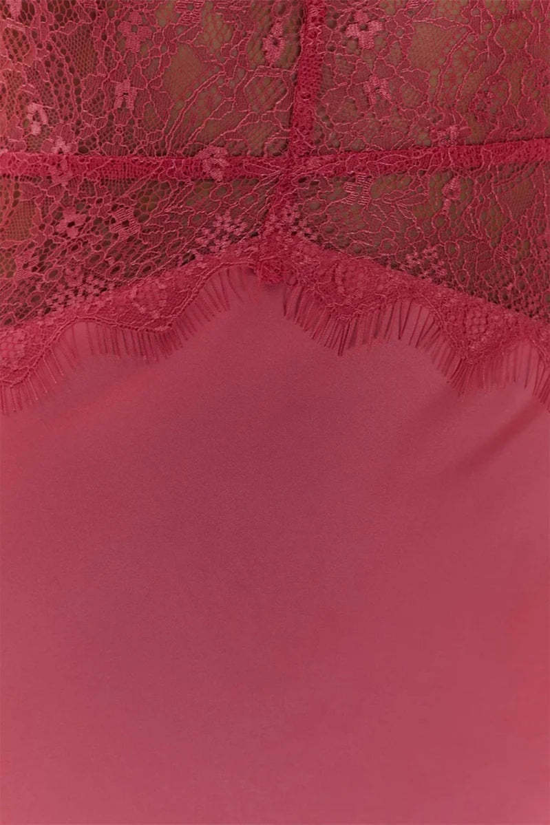 Lace Patchwork Backless Halter Boho Dress