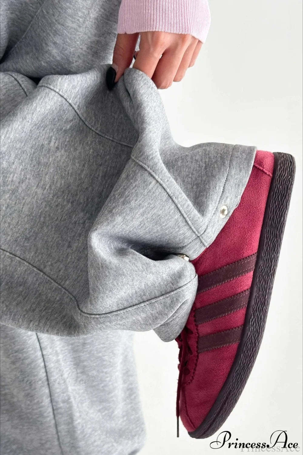 Elastic High-Waist Drawstring Wide Pants