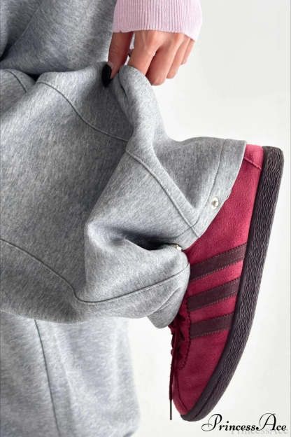 Elastic High-Waist Drawstring Wide Pants