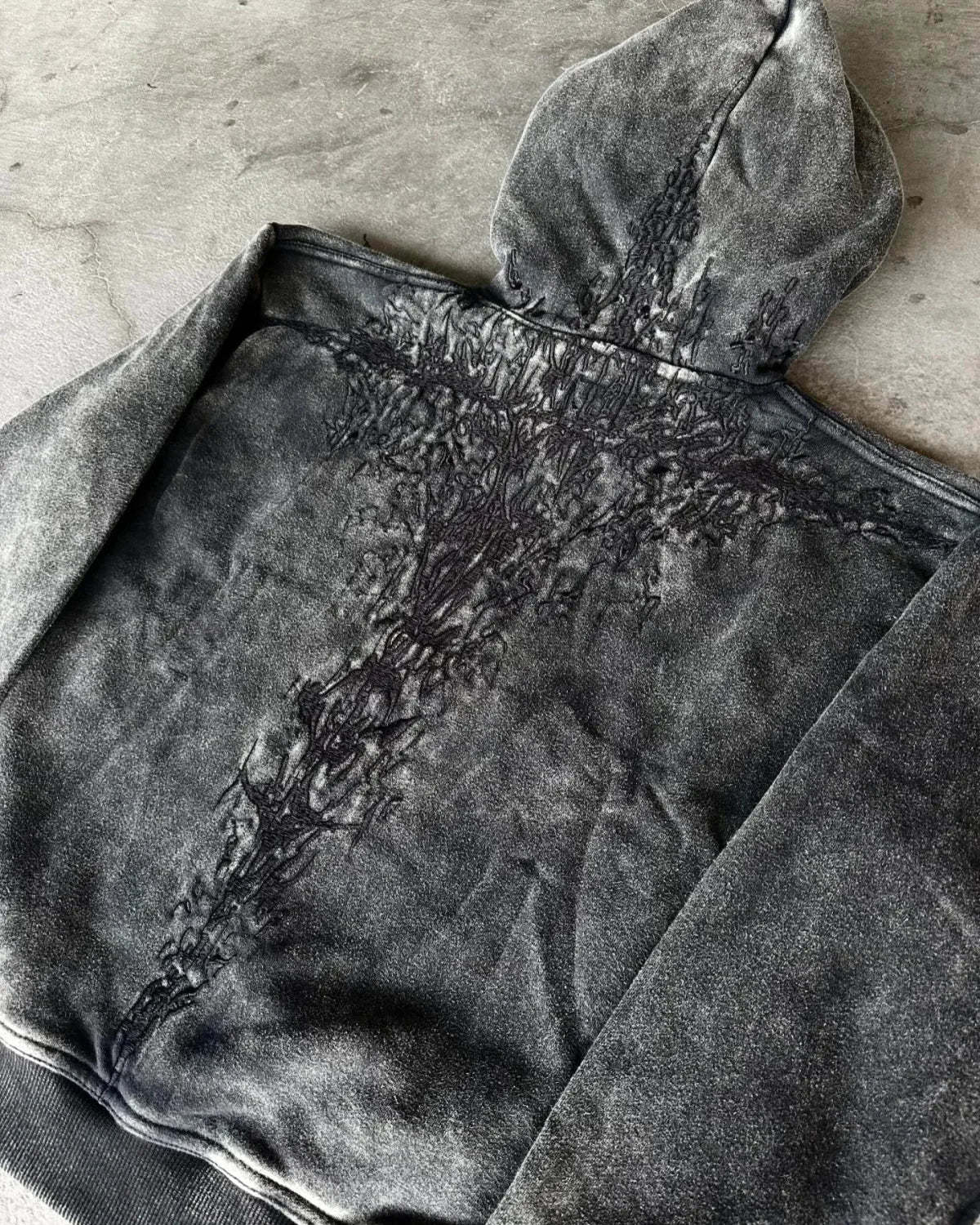 Embroidery Vintage Gothic Hoodie