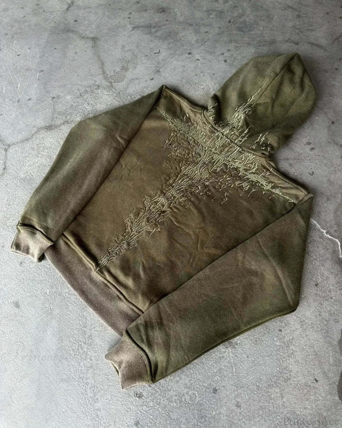 Embroidery Vintage Gothic Hoodie