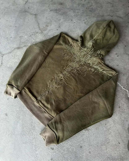 Embroidery Vintage Gothic Hoodie