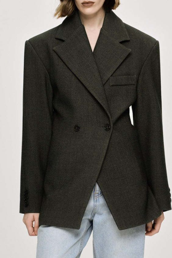 Lapel Relaxed Fit Blazer