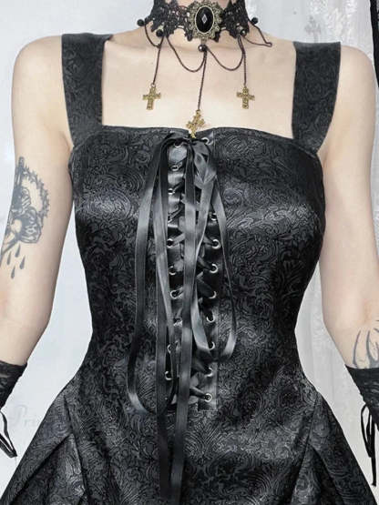 Flirtatious Bandage Corset Midi Dress