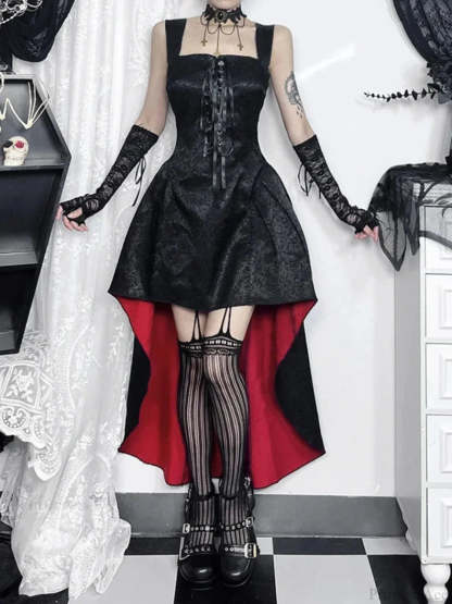 Flirtatious Bandage Corset Midi Dress Black / S