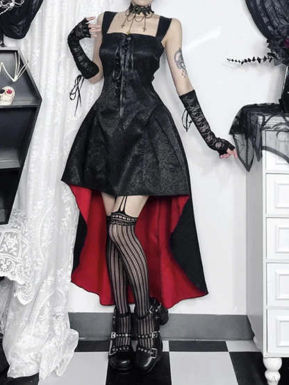 Flirtatious Bandage Corset Midi Dress Black / XS