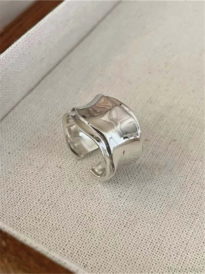 Geometric Gothic Titanium Strong Ring